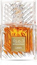 Khamrah Lattafa Adults - | Long Lasting Luxury Scent Liquid| Premium Collection | Blended With Spicy Woody Fragrance |
